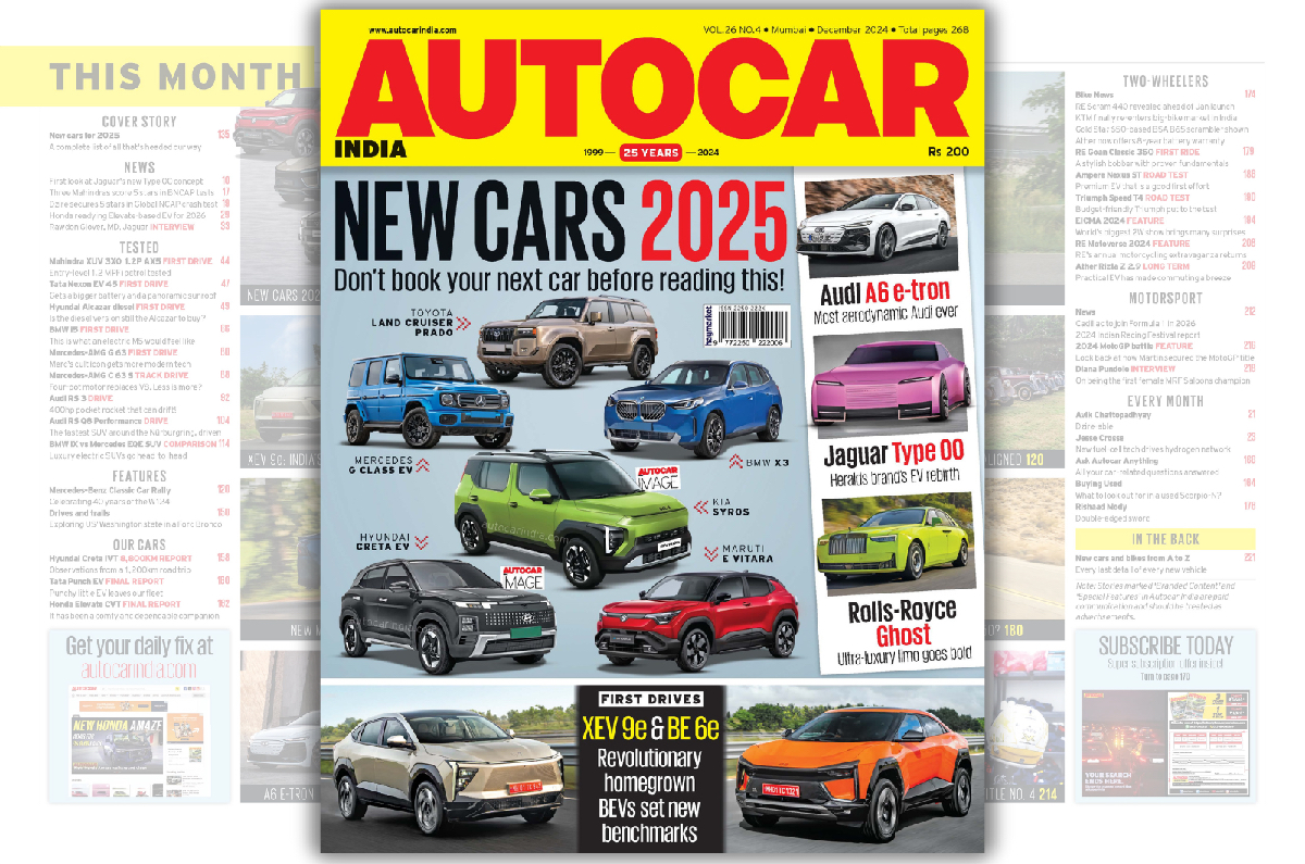 Every 2025 new car launch, Mahindra BE 6e, and more: Autocar India December 2024